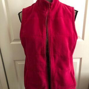 Lands End Fleece Vest M